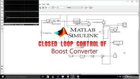 Closed loop control of BOOST (Step-up) Converter using PI controller | MATLAB Simulation | DC-DC