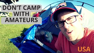 LET'S DO SOME CAMPING  NOT GLAMPING OR STEALTH CAMPING ⛺ LUBEC CAMPING VLOG