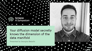 Your diffusion model secretly knows the dimension of the data manifold