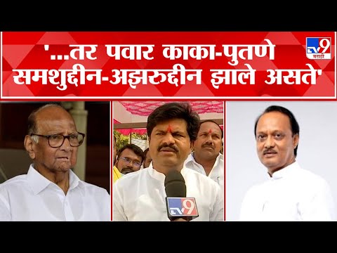 Gopiachand Padalkar : गोपीचंद पडळकर यांची Sharad Pawar, Ajit Pawar आणि Jitendra Awhad यांच्यावर टीका