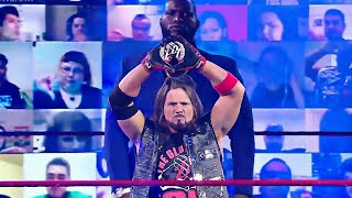 AJ Styles Entrance as Raw Caption, Nov. 9, 2020 -(HD)