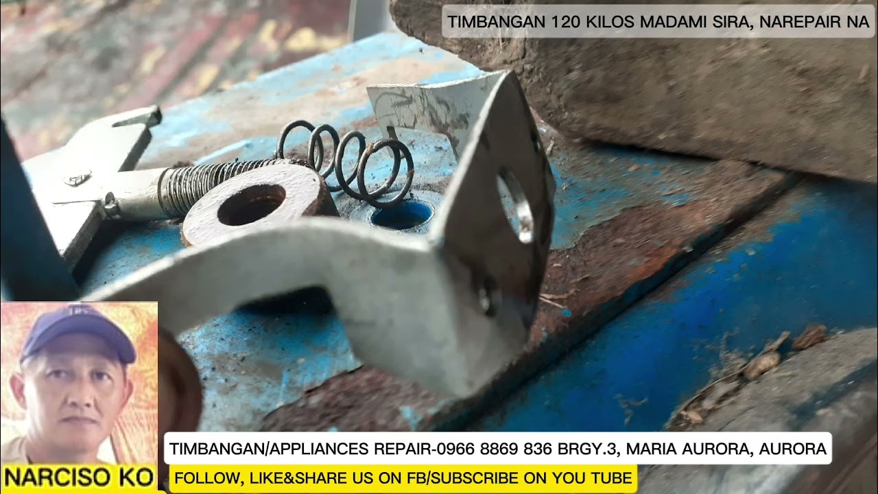 Timbangang 120 kilos madaming sira, narepair na