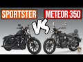 Meteor 350 vs Sportster Iron 883  | Ol' Man Ronin (S4,E1)