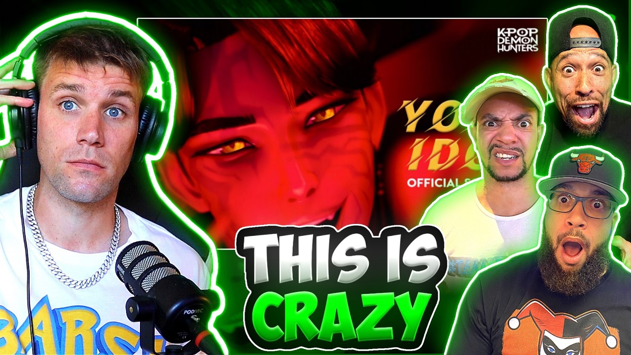 American Battle Rappers React to KPop Demon Hunters FOR THE FIRST TIME!! | IDOL (FIRST REACTION)