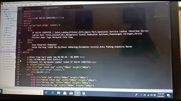 Cara membuat homepage/web sederhana dari apk sublime text