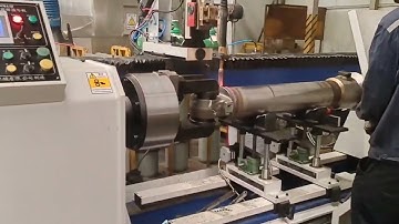 3 Axis CNC welding Hydraulic cylinder shaft automatic circular seam welder