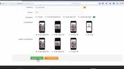 CocoonJs Cloud Compiler Setting (Premium)