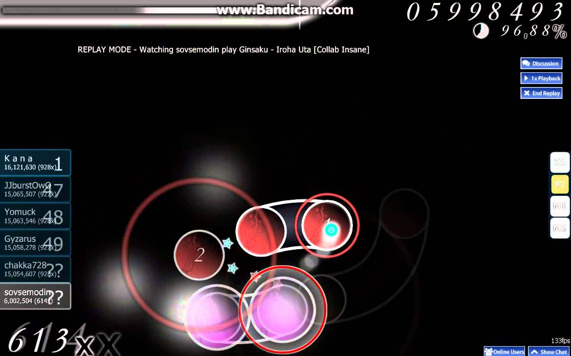 osu! Ginsaku  Iroha Uta Collab insane] by Sovsemodin