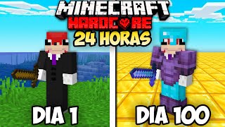 SOBREVIVÍ 100 DÍAS en MINECRAFT HARDCORE [PELICULA COMPLETA]