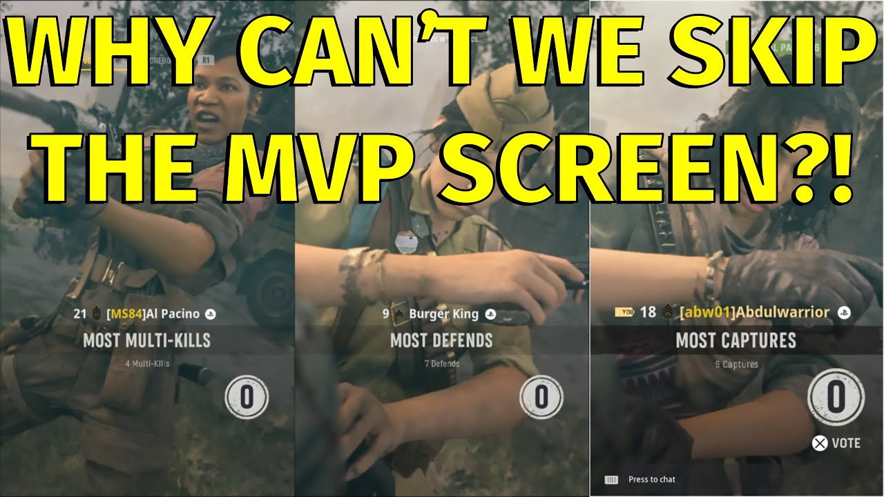 COD Vanguard MVP Screen Sucks