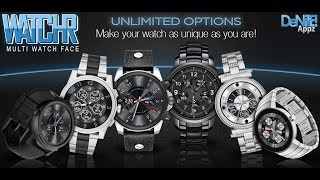 WatchR - Multi Watch Face & Clock Widget - Promo Video screenshot 4