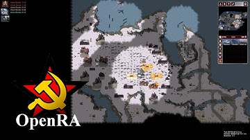 OpenRA C&C Red Alert 1 Soviet Multiplayer (3 Players vs 3 AIs) - Part 2/2