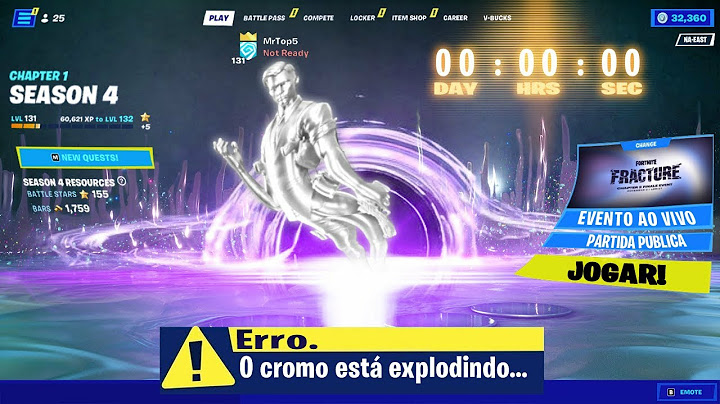 AGORA! NOVO CAPÍTULO 4 DO FORTNITE! EVENTO AO VIVO, PASSE DE BATALHA, NOVO MAPA, SKINS, VAZAMENTOS!