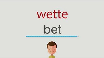Wette Auf Englisch Wette Auf Englisch