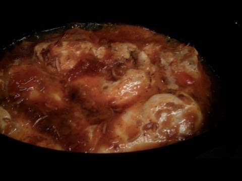 Russian Apricot Chicken Crock pot dinner easy!