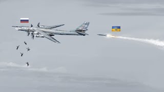 Scary moment! Russia loses another Strategic heavy bomber Tupolev Tu95 and several soldiers.