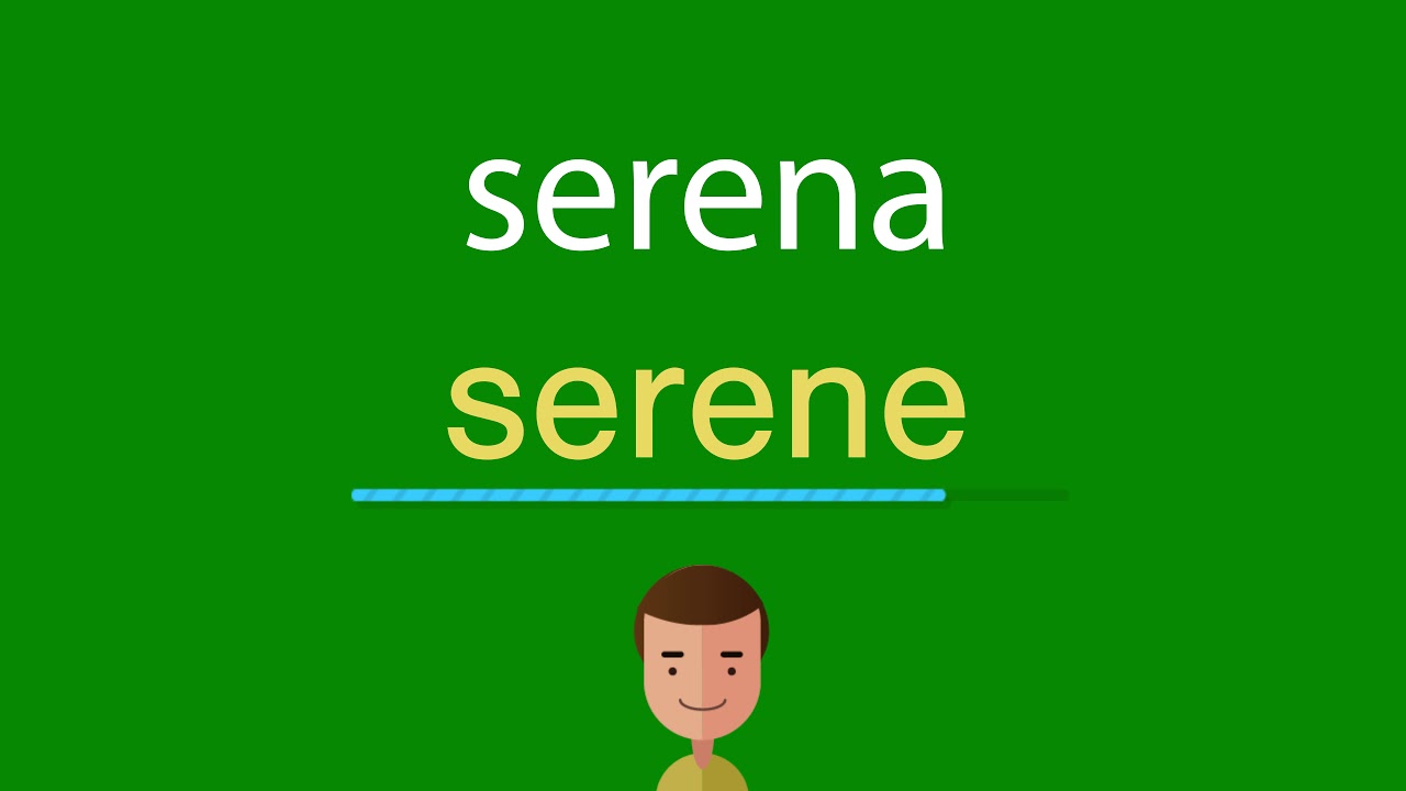 serenas  Tradução de serenas no Dicionário Infopédia de Espanhol