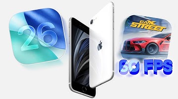 iPhone SE 2020 IOS 26 CarX STREET Game FPS test Стало лучше чем на ios 18! 60 фпс геймплей айфон се