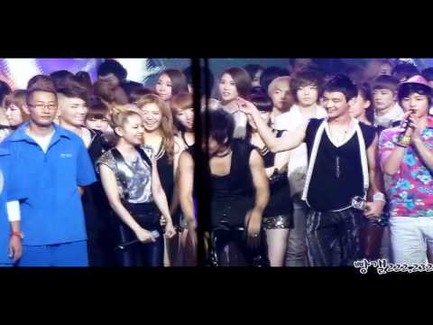 [CUTE] 100813 BoA dancing to Lucifer with SHINee @ MB ending stage