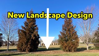 New Landscape Design Ideas - Tree is GONE!