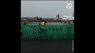 Orly : Des militants écologistes d’Extinction Rebellion s’introduisent sur les pistes de l’aéroport