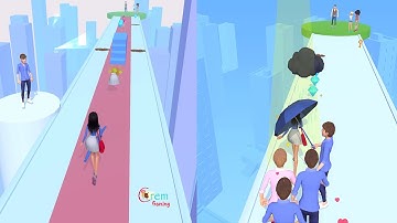 NOOB vs PRO vs HACKER in Makeover Run ( levels 71-78 ) | Cremgaming