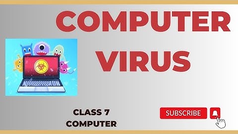 Computer Virus|class7|ICSE