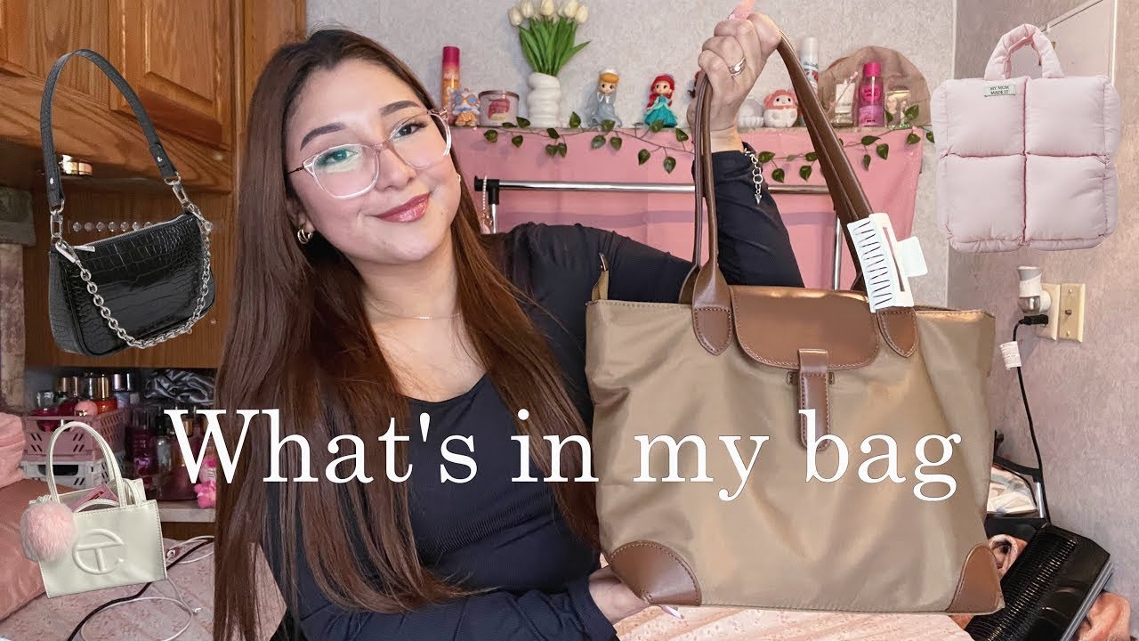 ¿Qué hay en mi bolso?  -  Versión actualizada + Tres opciones más ✨👜👛✨