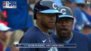 Nelson Velazquez's RBI Triple