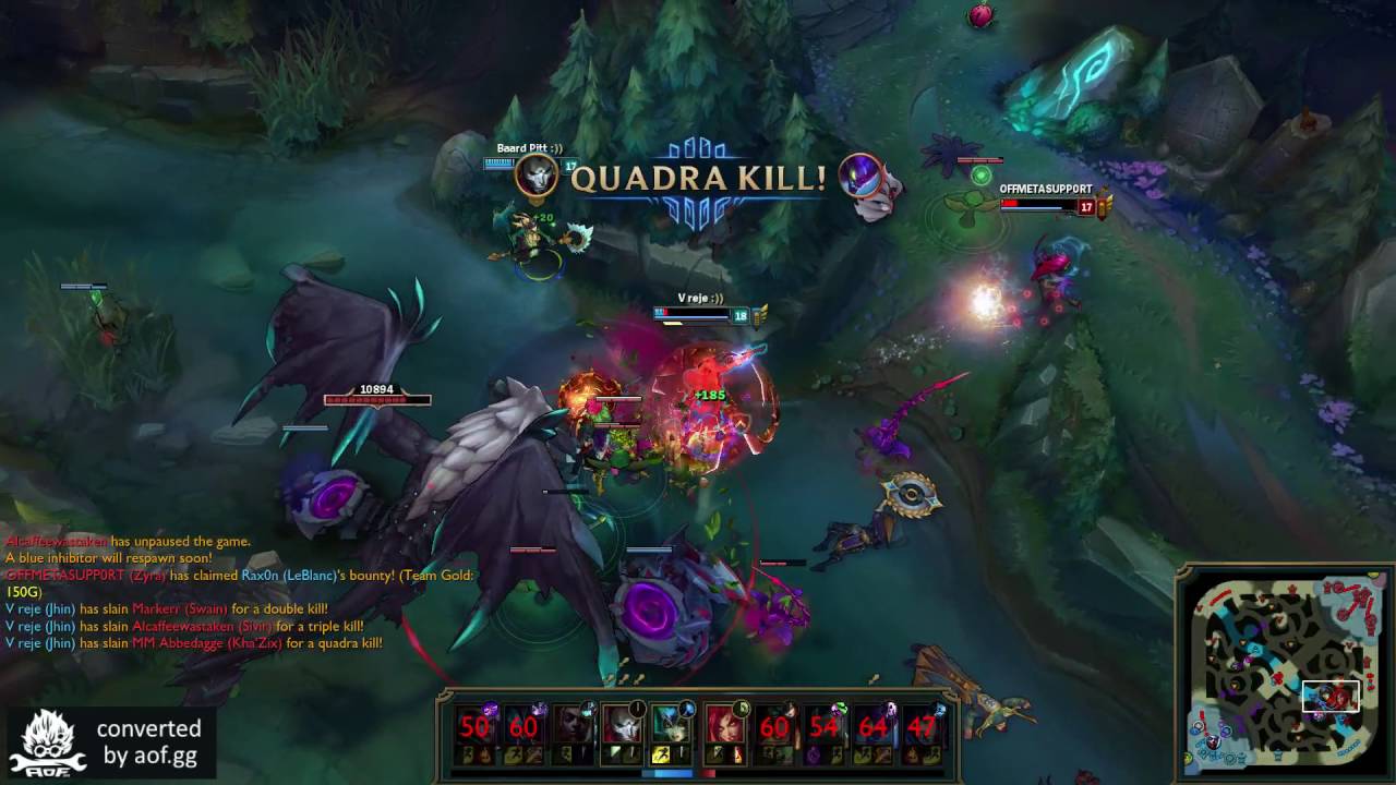 Pentakill by V reje (Master I) as Jhin on EUW