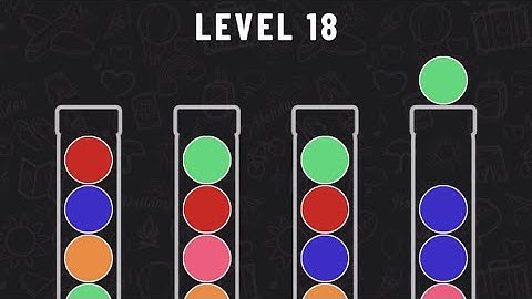 Ball Sort Puzzle Level 18 #ballsortpuzzle #ballsortpuzzlegameplay #puzzlegame #mobilegames