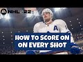 How to Score on Every Shot in NHL 22 | NHL 22 Tips