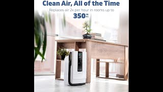 Hathaspace Smart True HEPA Air Purifier for Home, 5 in 1 Large Room Air Cleaner for Allergies. by Selling point 33 views 3 years ago 1 minute, 12 seconds