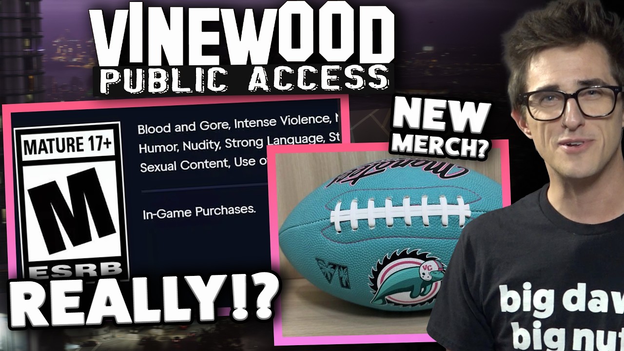 Video thumbnail for 🔴GTA 6 IS OFFICIALLY RATED M... people are surprised?! | NEW GTA VI MERCH incoming?