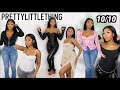 HUGE PRETTY LITTLE THING TRY ON HAUL... CORSET TOPS ALL DAY EVERY DAY! | LISAAH MAPSIE