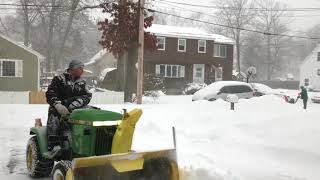 John Deere 318 Blizzard January 4th 2018