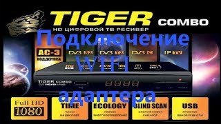 Подключение  WIFI адаптера к тюнеру Tiger Combo