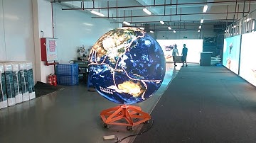 LED Display Ball, P6.3 Indoor Advertising Sphere LED Screen