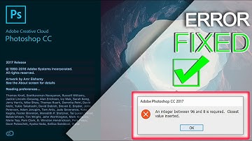 How to FIX Photoshop Integer between 96 and 8 Error | Not enough Memory (ram) Error