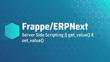Server Side Scripting || get_value() & set_value()