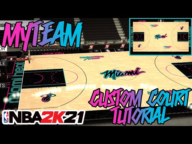 MIAMI HEAT VICE CITY CUSTOM JERSEY TUTORIAL! BLACK PINK UNIFORM! NBA 2K21  MyTeam! WADE BUTLER! FIRE! 