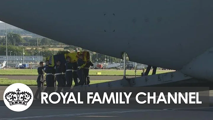 Princess Anne Accompanies Queens Coffin Onto Plane