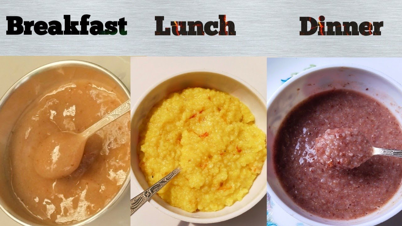 Healthy Weight Gaining Breakfast/Lunch/Dinner For 7 month Babies Chow Chow