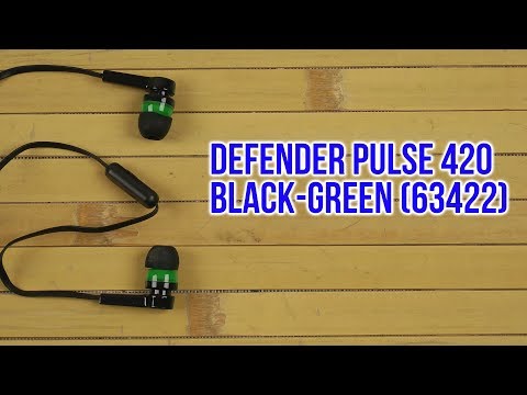 Распаковка Defender Pulse 420 Black-Green 63422