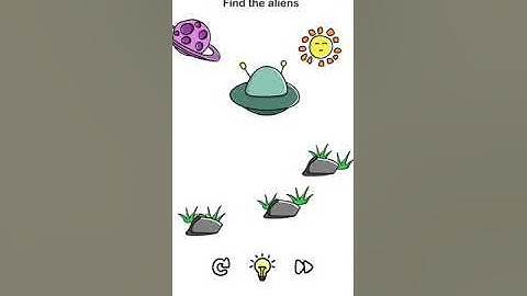 Brain Out 1 Level 47 Find the aliens SVAgaming Virakti Voice Quiz mobile puzzle game Question and An