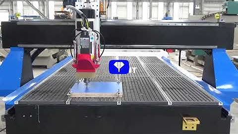 ELE1530 CNC Router with ATC spindle working