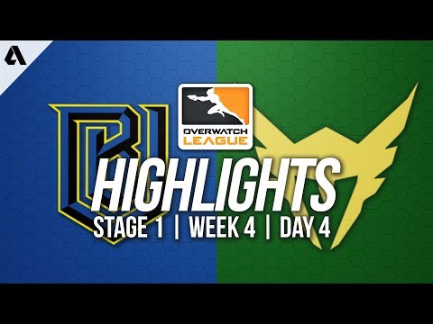 Boston Uprising vs Los Angeles Valiant | Overwatch League Highlights OWL Stage 1 Week 4 Day 4