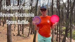 Highland Putter Review: Discmania Spore (Lux Vapor v Neo Soft)