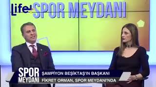 Renklilerin Muhabirlerini Karşısına Alıp Renklilere Ayar Veren Başkan Fikret Orman