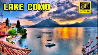 Lake Como Italy in 8K VIDEO ULTRA HD HDR Drone
